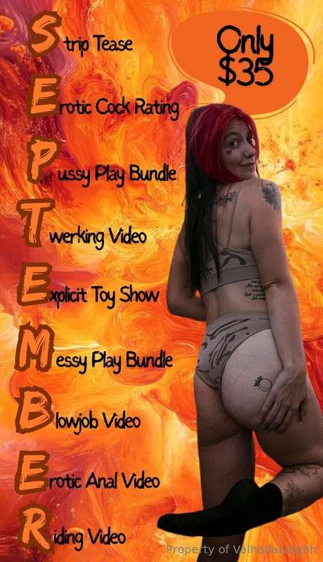 September is here!! 🥰 you know what that means? 💕 It's time ..