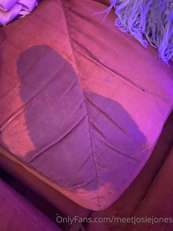 Slutty mommy… I left a mess on my couch last night😭😂