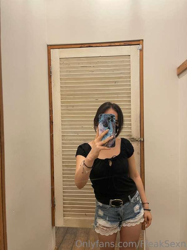 I was trying on clothes and I liked seeing myself naked hehe..