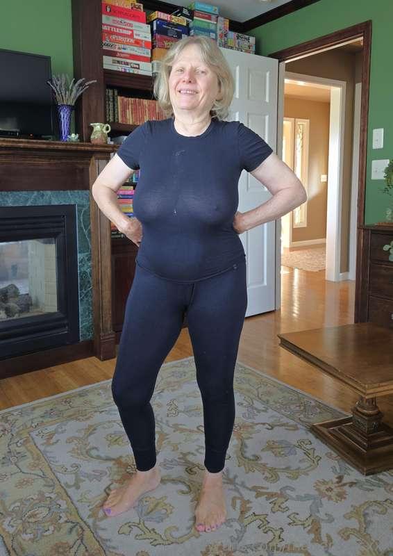Striking a pose in my "house clothes" lol