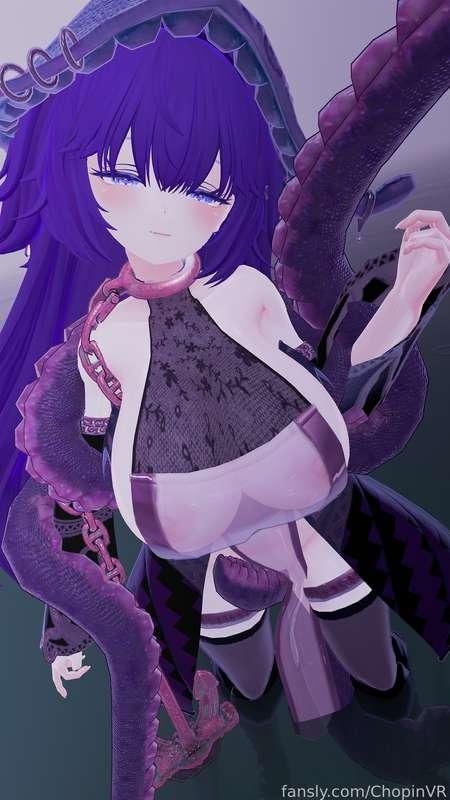 Wanna get wrapped up with me?💜


#vr #vtuber #anime #hentai #lewdtuber #fyp #boobs #butt