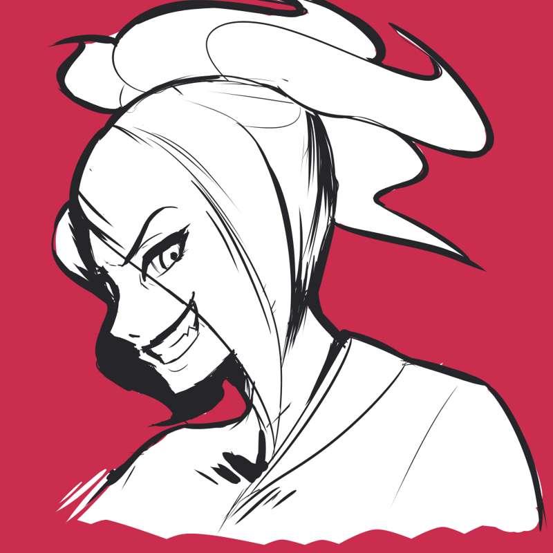 Sketch of her