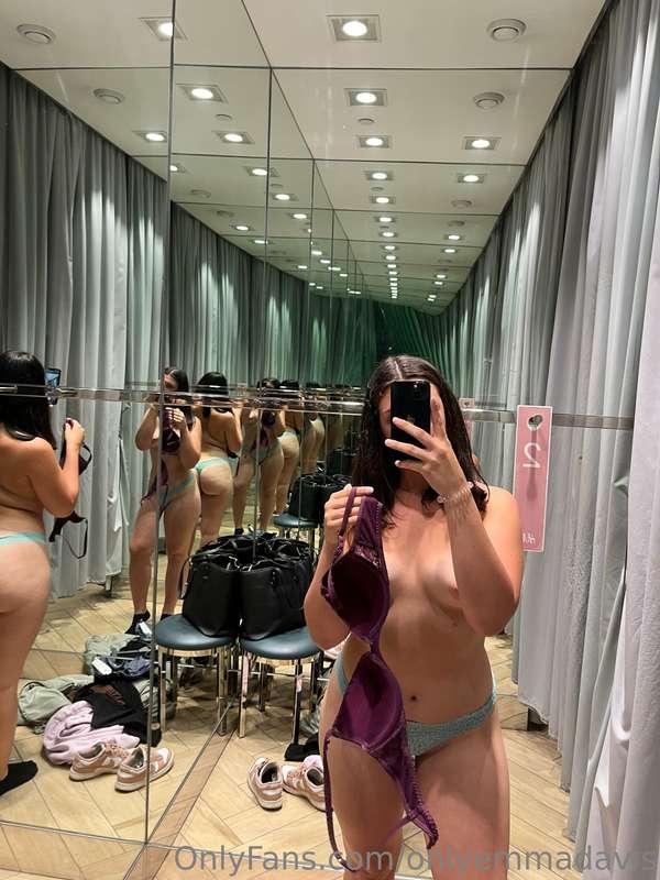 Would you go shopping with me and have fun in the dressing r..