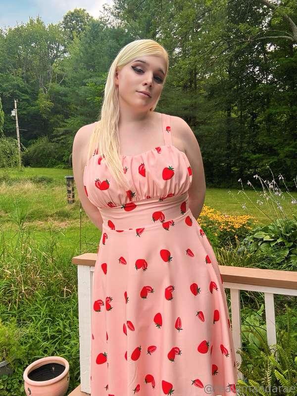 I hope I’m sweet enough for you 🍰🍓