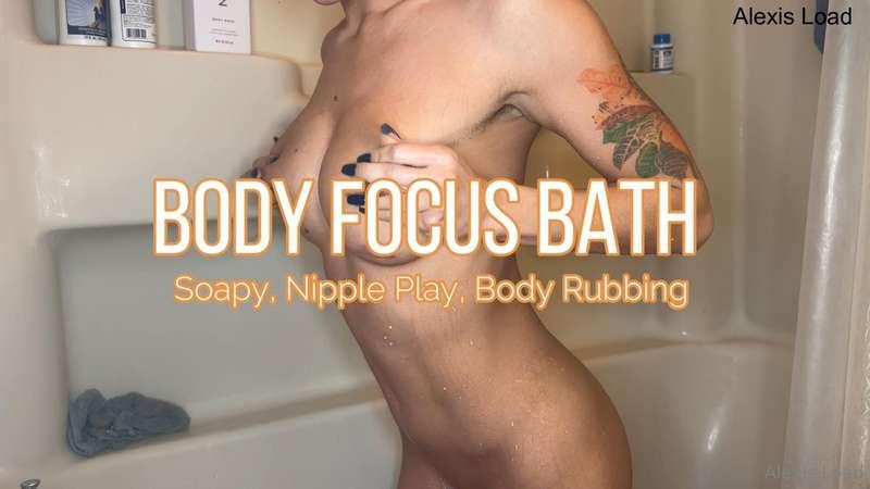 Getting Soapy in the bath. I need a quick wash but I take my..