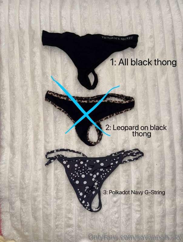 Winter Panty Sale 🥶 12% off these selected panties!❗️USA off..