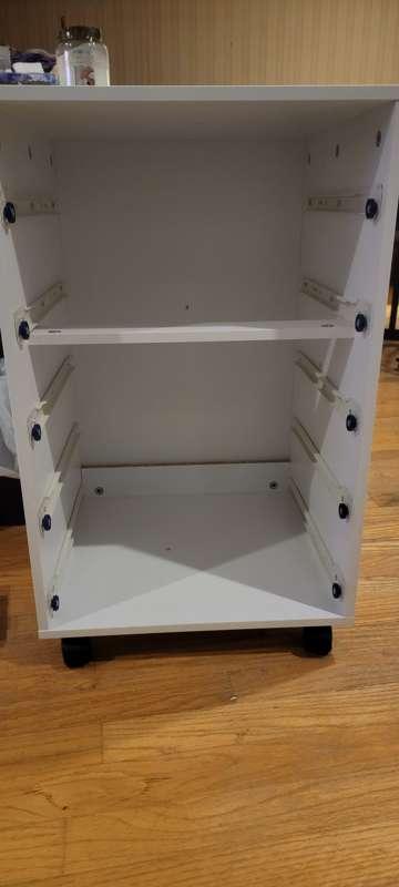 Just the drawers to go