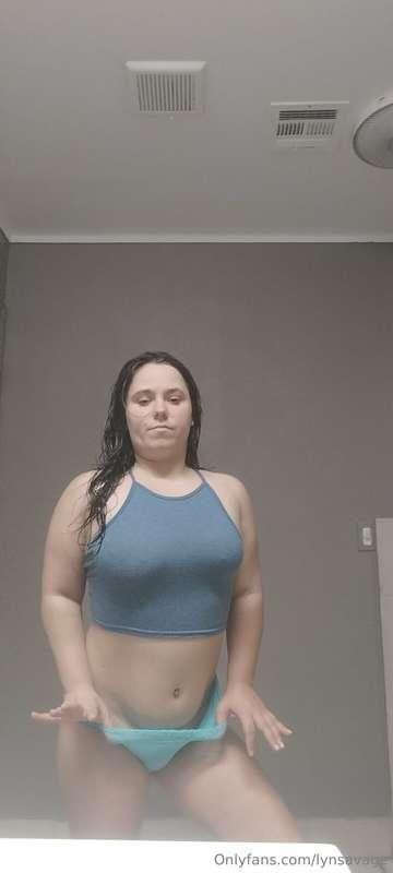 Tease 😛 be going to work soon had a shower