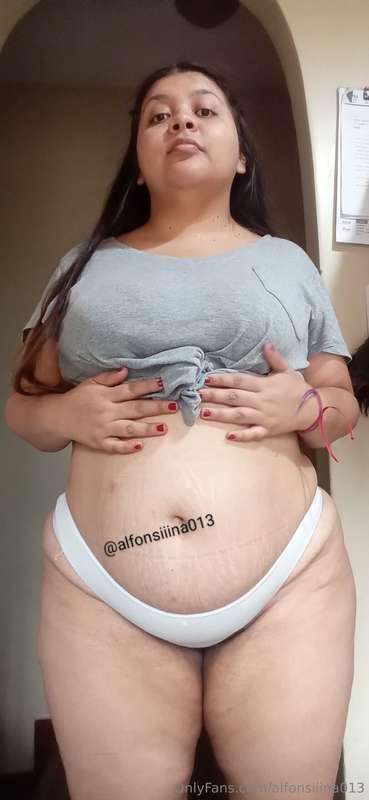 I love my belly, what do you think, love, what do you think?..