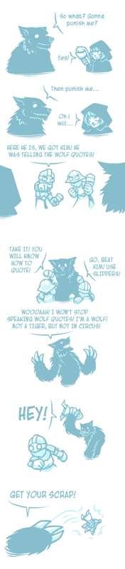 Wolf is a wolf if he is a wolf