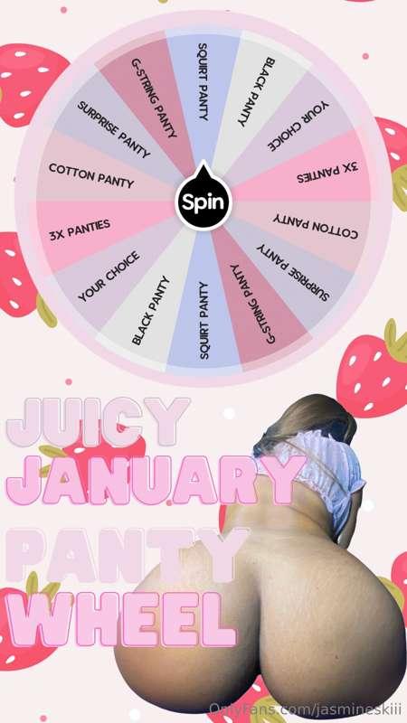🍓JUICY JANUARY🍓**NEW YEAR NEW PANTIES!!** where all my panty..