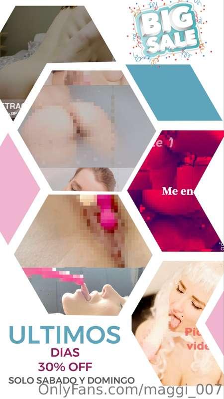 Aprovechen los ultimos dias todo a 30% de descuento!! 🔥💦😈 Pi..