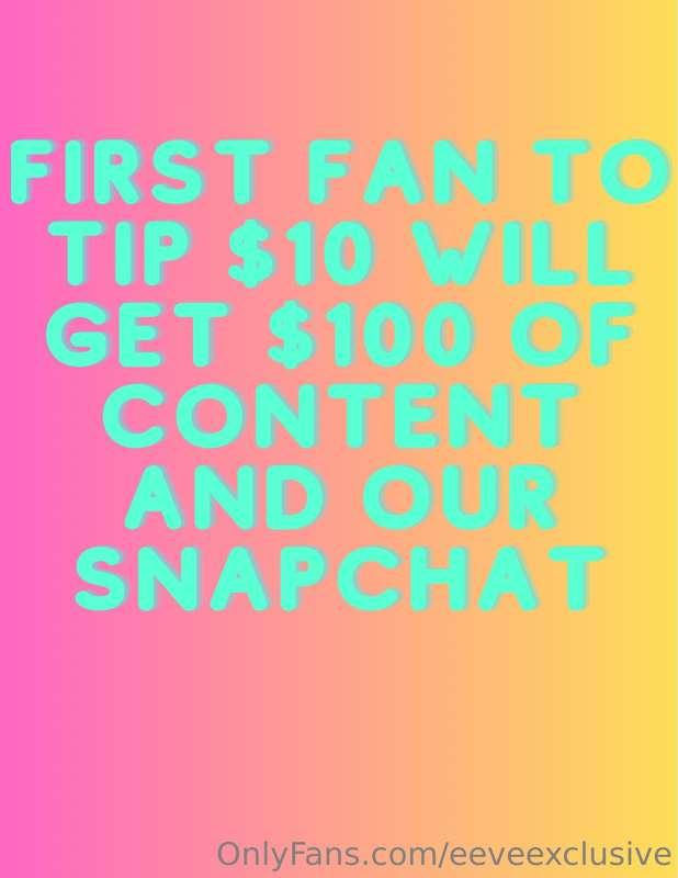 FIRST AND ONLY FAN!!!!!
TIP NOW BEFORE ITS GONE!!!