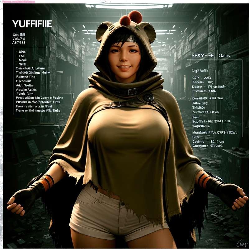 Yuffie Final Fantasy VII Remake Intergrade Sexy Poses [Gen 2.5]