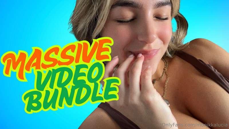 MASSIVE VIDEO BUNDLE 🤭You choose how many videos you want.....
