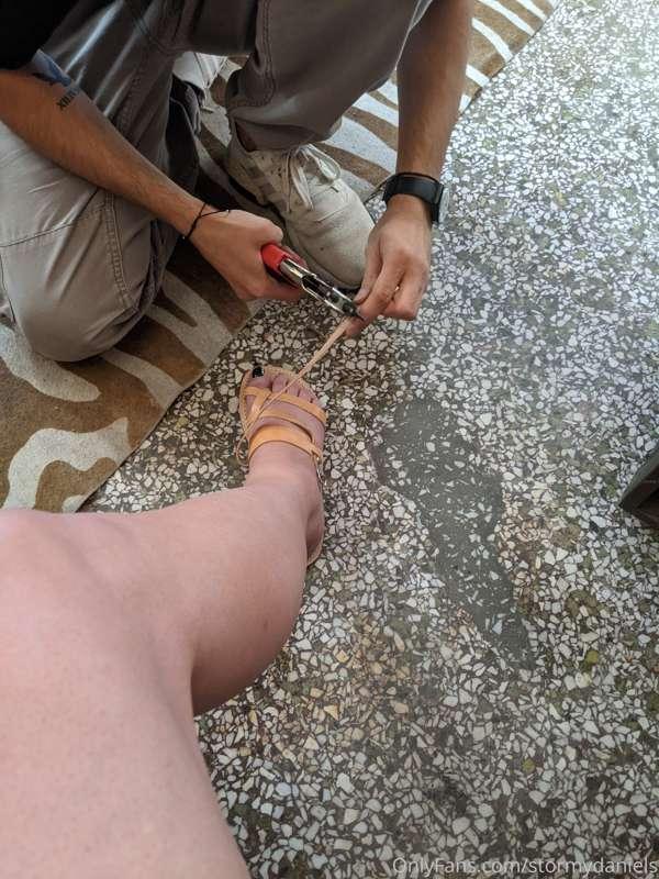 Some pics from my trip to Greece, including custom sandals f..