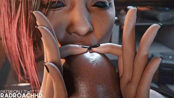 Animation! Cyberpunk: Phantom Lick-her-d 👅