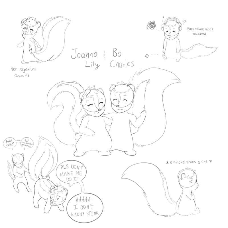Cuties I drew live on twitch <3