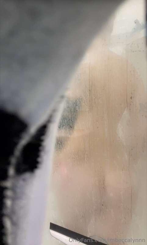 Voyeur showering vid… made myself cum in the shower after I ..