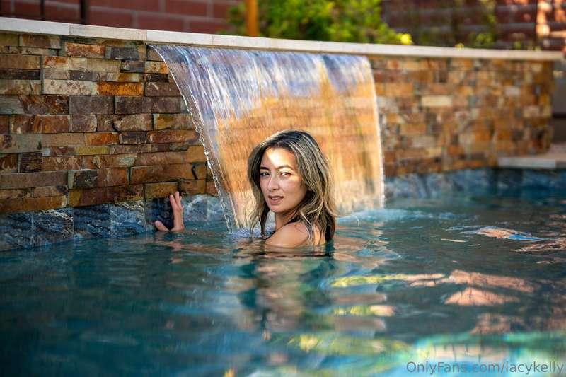 When I say so, come fuck me in the pool. You have to be quie..