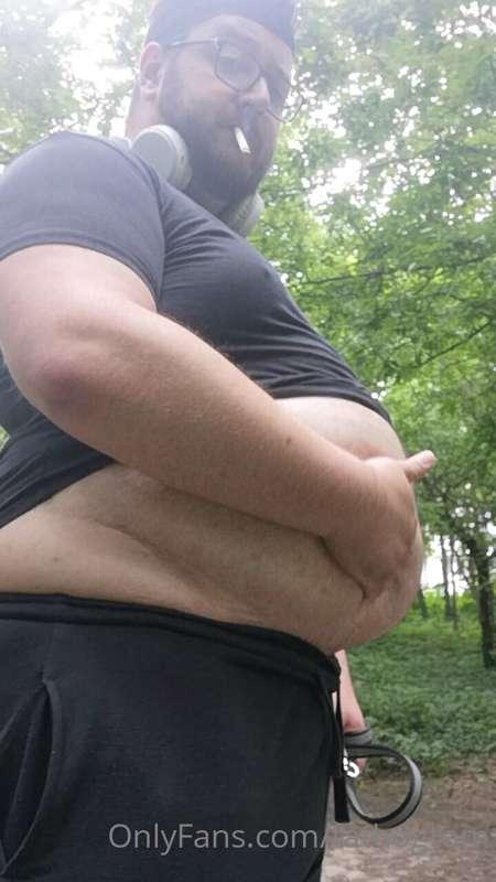 Walking the beast I call belly