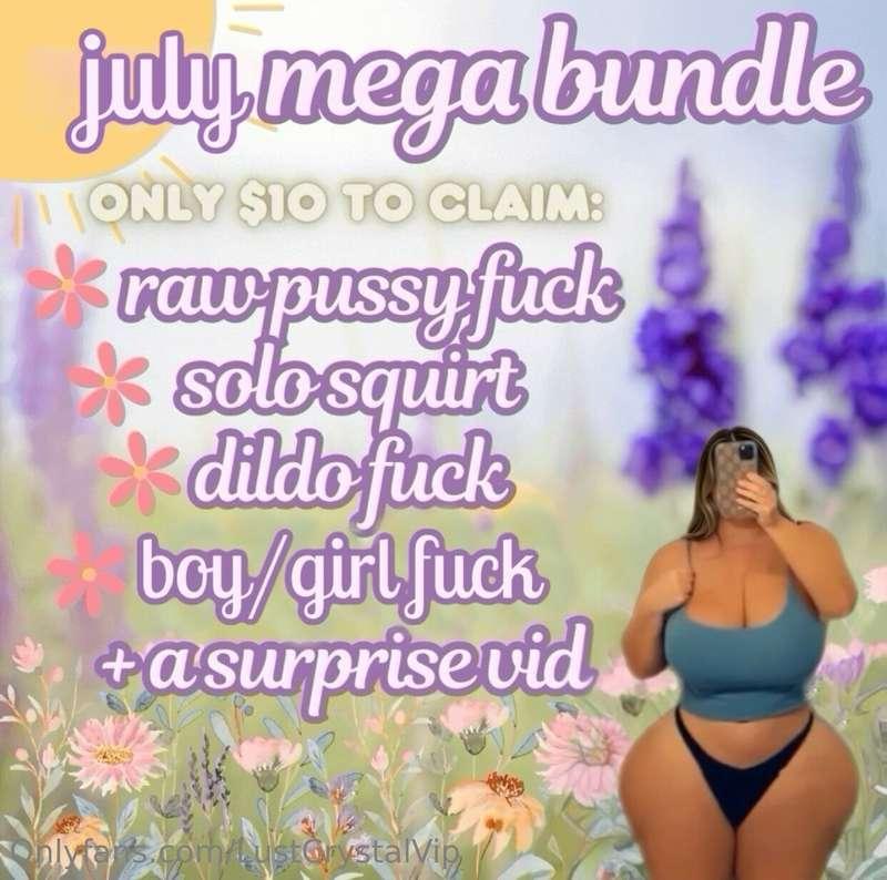 $10 mega bundleget the 5 videos listed ! 💜💦 probably the slu..