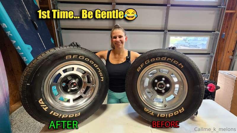 You should have seen the beginning of me trying to polish th..