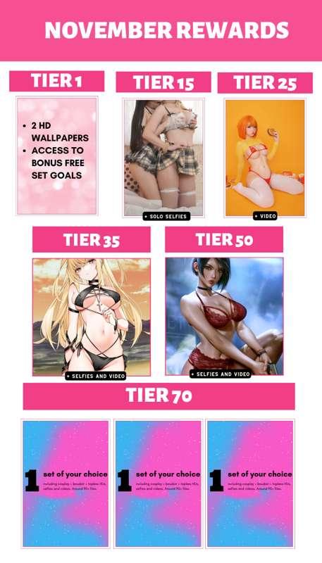 November Line Up - Ada Wong, Misa Amane, McMommy, and Teddy Duo with Sally Dorasnow