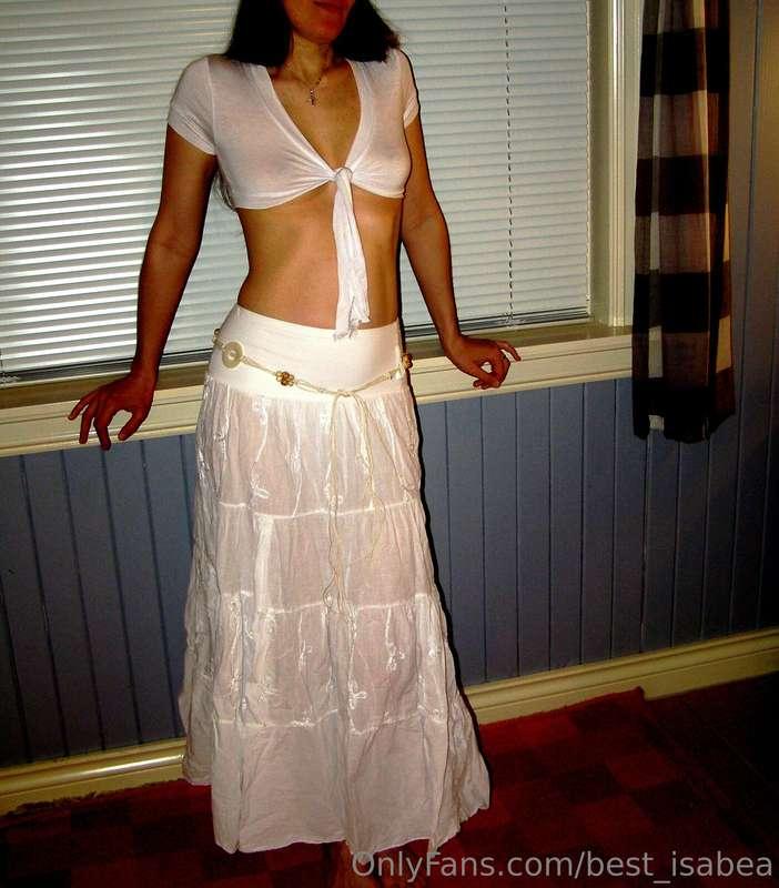 I like to tease in white.