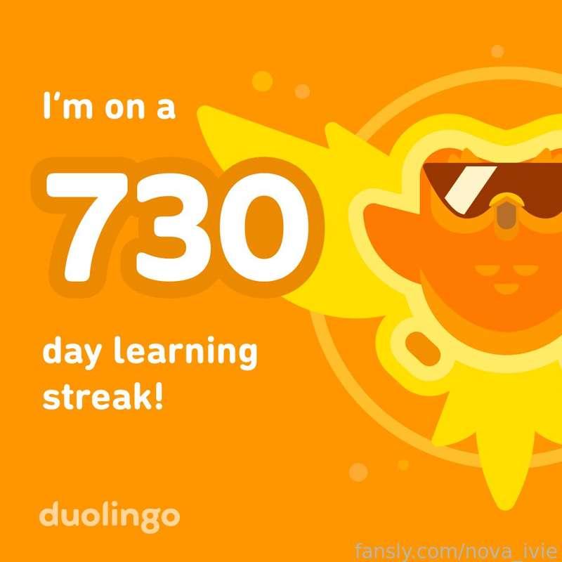 🔥I’ve officially been on DuoLingo for 2 years🔥

I am so excited! I’ve always wanted to learn Spanish to better connect with people, so I finally took this goal into my own hands two years ago 😍 

I also dabbled in a lil Portuguese for a few months.

I eventually want to learn Japanese and ASL!

#fyp #novaivie #irl #spanish #language #learning #polyglot 