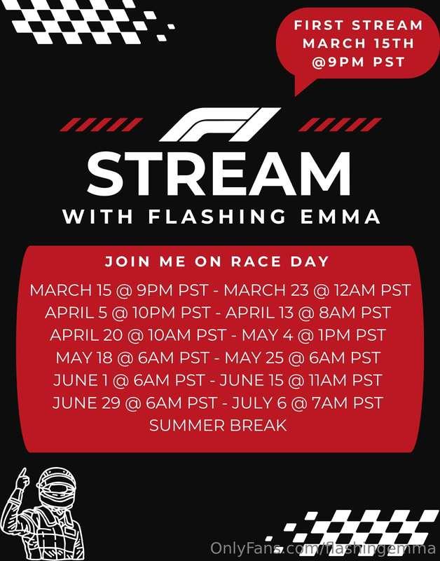 🏁 F1 Stream Announcement! 🏎️Saturday, March 15th @ 9PM PSTYo..