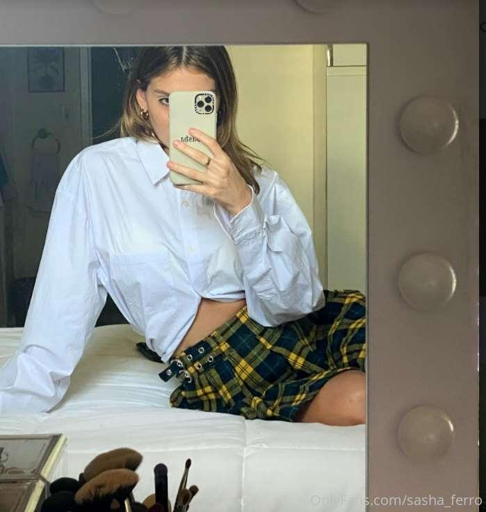 Do you like my little school girl outfit? TIP $5 to unbutton..