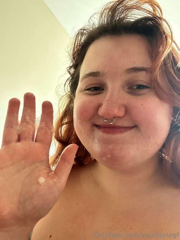 cum makes the skin clear 👐🏻