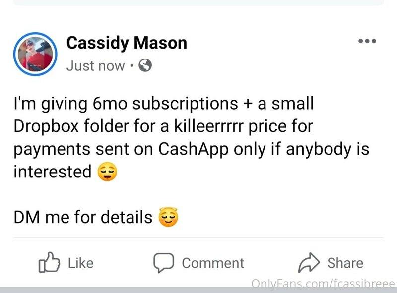 Check my VIP page also @cassibreee ? DM for details ??