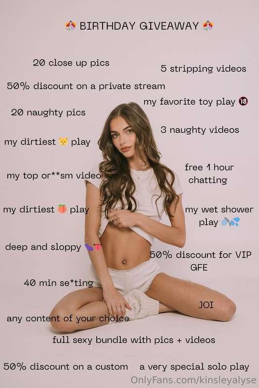 YAAYYY it's officially my birthday 🎂 and I didn’t lie when I..