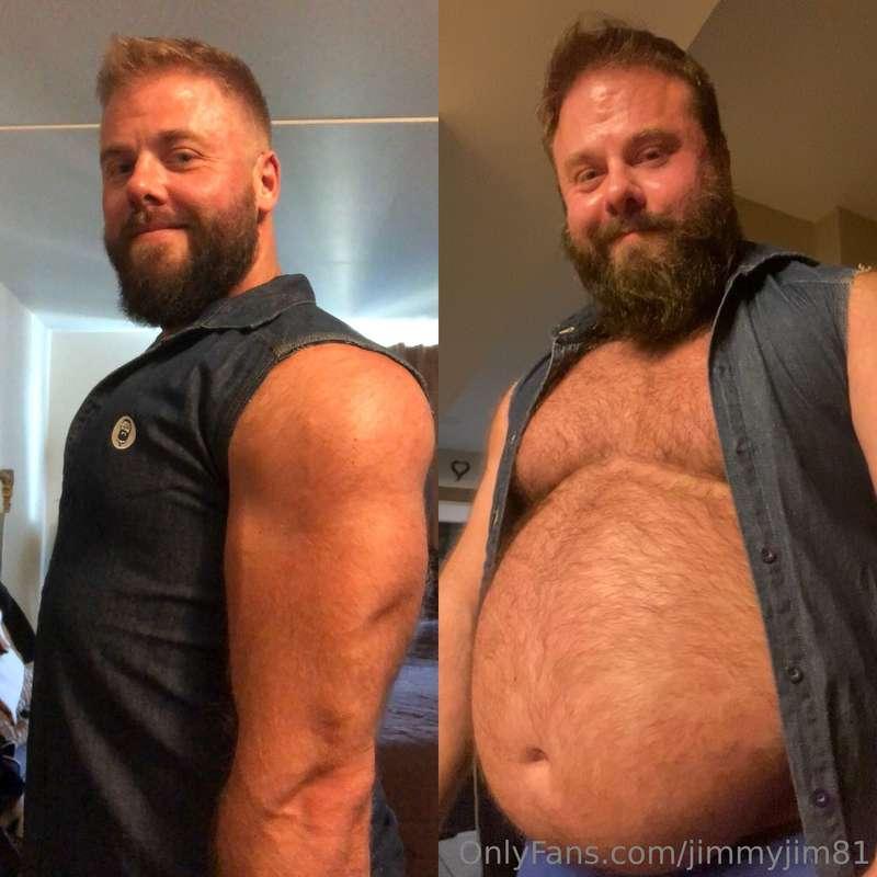 Before and after…popping some buttons…