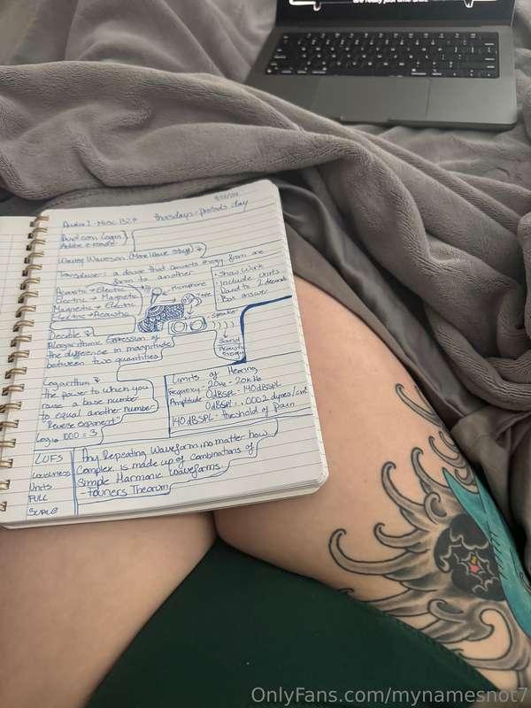 Any volunteers to give me a massage while I study for this t..