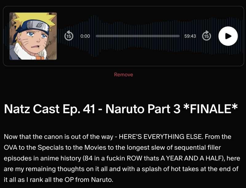 Naruto Natz Cast Part 3 Is Up