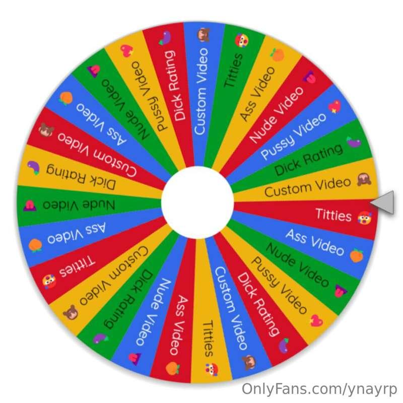 LET'S PLAY WHEEL OF NAUGHTY FUN 🙈 

This is your chance to w..