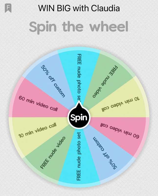 Tip $20 to SPIN THE WHEEL! 🥳