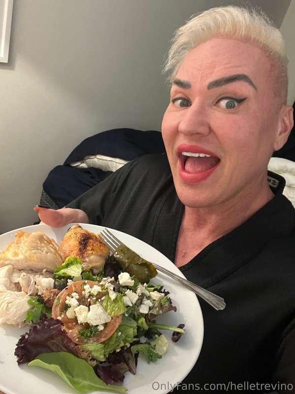 I was cooking up sum real good food today and put it to good..