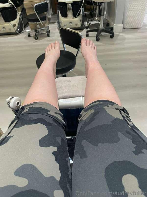 Who wants to massage these feet? Maybe you can go a little b..