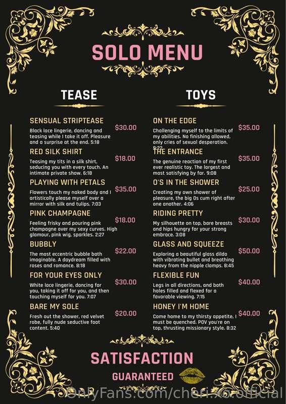 ⭐️⭐️⭐️⭐️⭐️VIDEO MENU⭐️⭐️⭐️⭐️⭐️

Now, with 14 BRAND NEW VIDEO..