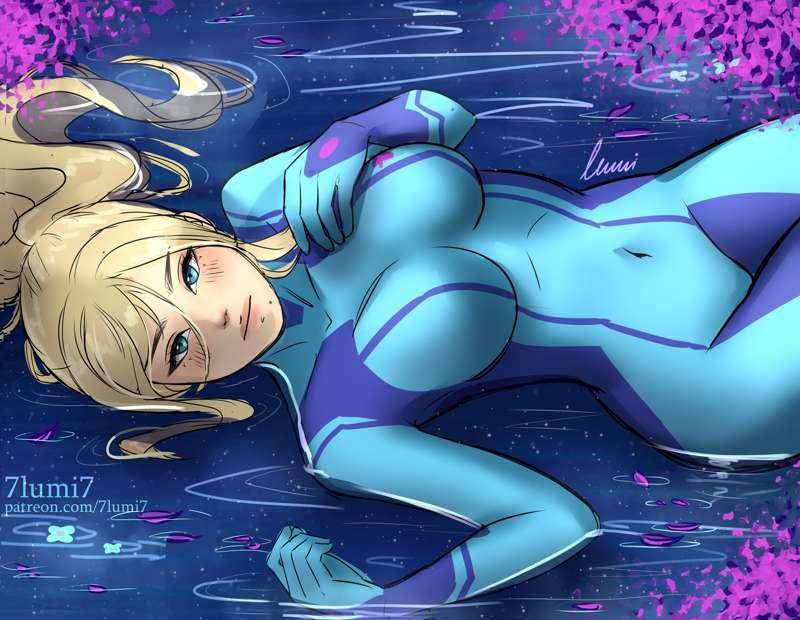Zero Suit Samus Sketch Preview