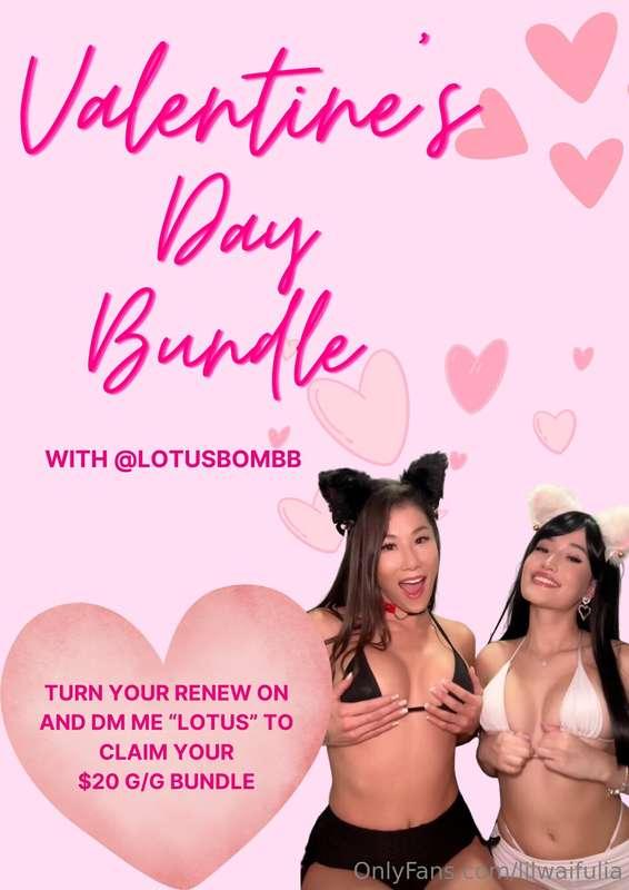 💞***Valentines G/G Bundle***💞 with @lotusbombb 

Turn your *..