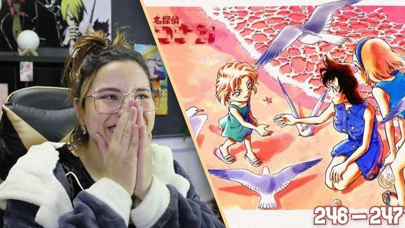 Detective Conan Reaction: Episode 246 & 247 - The Mystery In The Net - Aww Haibara