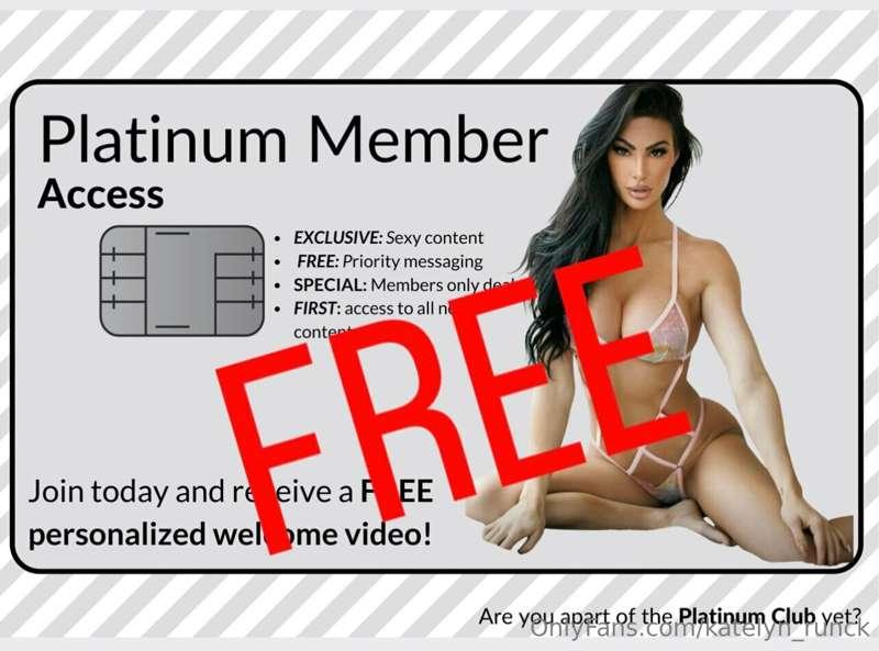 ***🚨FREE PLATINUM MEMBERSHIP🚨*** You guys LOVED this last mo..