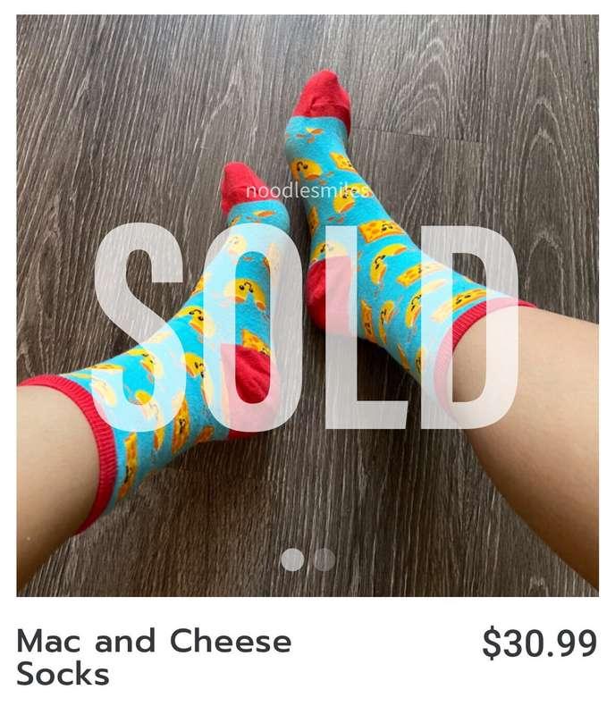 Sent these worn socks & panties out to a lovely local earlie..