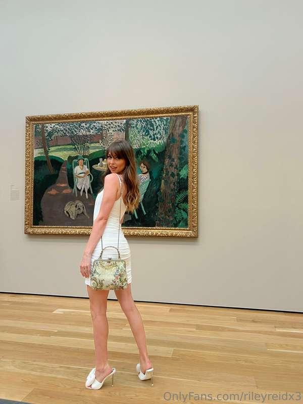 Would you take me to an art gallery even if I had your cum a..