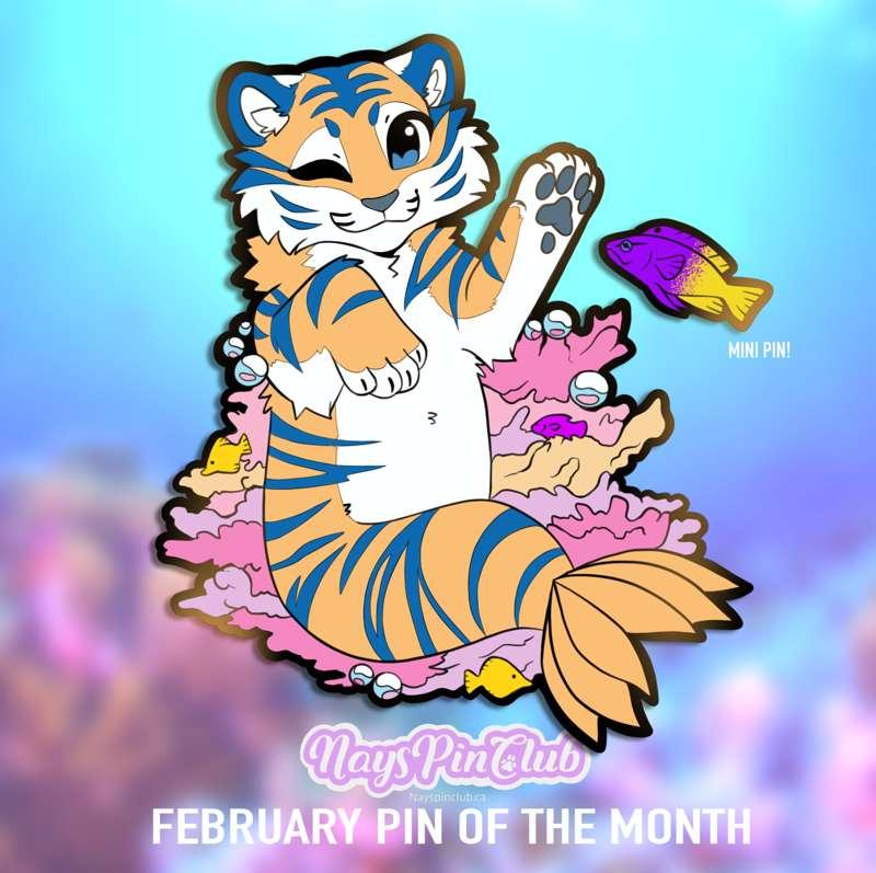 February Pin of the month 🐯💦